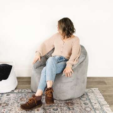 Big Joe Milano, Medium, Gray Plush