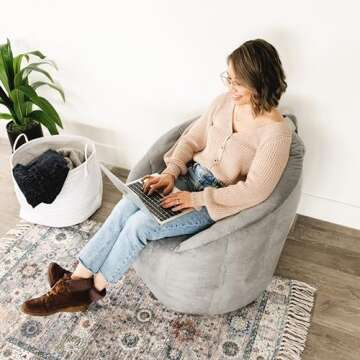 Big Joe Milano, Medium, Gray Plush