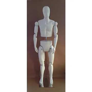 6' Tall Completely Posable Male Mannequin for Retail Displays
