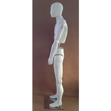 6' Tall Completely Posable Male Mannequin for Retail Displays