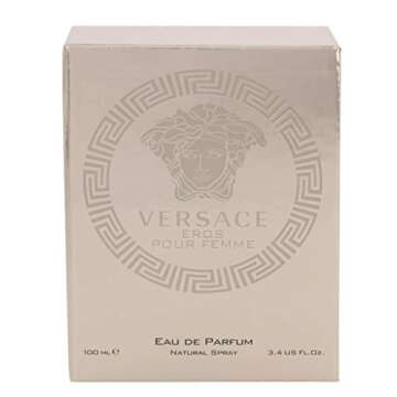 VERSACE Eros Eau de Toilette Spray for Women, 3.4 Ounce