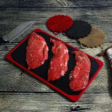 Zintak New Defrosting Tray for Frozen Meat - Thawing Tray for Frozen Meat - This Tray is a Suitable ...