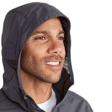 ExOfficio Men's BugsAway Sandfly Jacket, Dark Steel, Large