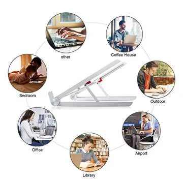 Ergonomic Portable Laptop Stand for Comfort & Convenience