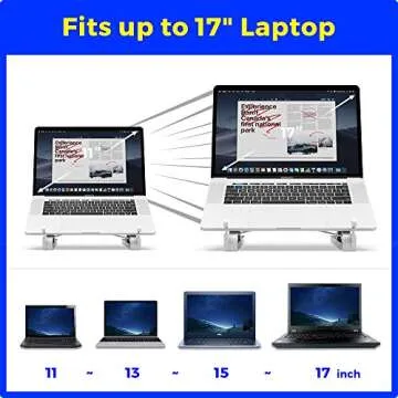 Ergonomic Portable Laptop Stand for Comfort & Convenience