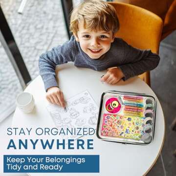 Tidy Pockets 2 Pack Medium Clear Hard Shell Zipper Case, Waterproof Zippered Hard Pouch, Transparent Zip Case, Hard Sided Organizer for Travel Essentials - Black