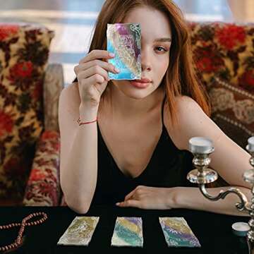 Tarots Card Resin Molds,22 Big Silicone Full Set Major Arcana Cards Molds for Casting DIY Large Size Epoxy Molds Tarots Card and Jewelry for Games,Decoration,Divination