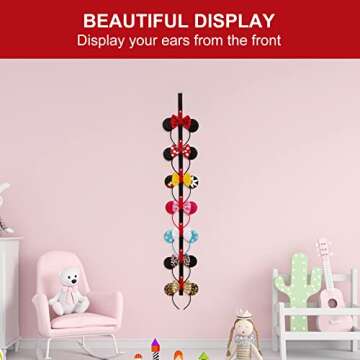 Nuolich Mouse Ears Headband Holder - Organizer & Decor