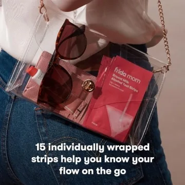 Frida Mom Alcohol Test Strips for Breastmilk - 15ct for Peace of Mind