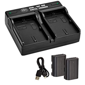 LP-E6N Battery 2-Pack with Dual Charger for Canon