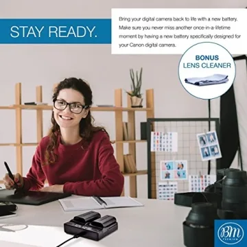 LP-E6N Battery 2-Pack with Dual Charger for Canon