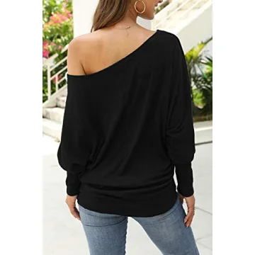 Aifer Sexy Off Shoulder Tops for Women - Casual Fall Fashion