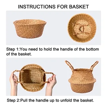 Ferrgoal Artificial Bird of Paradise Plants 6 Ft Fake Tropical Palm Tree with 13 Trunks in Pot and Woven Seagrass Belly Basket Perfect Faux Plant for Home Indoor Outdoor Office Modern Decor Green 1Pc…