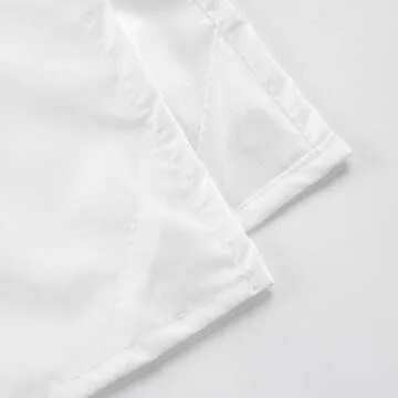 N&Y HOME Nylon Hotel Shower Curtain or Liner, Machine Washable, Water Resistant, White, 72 x 72 inches