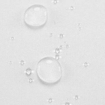 N&Y HOME Nylon Hotel Shower Curtain or Liner, Machine Washable, Water Resistant, White, 72 x 72 inches