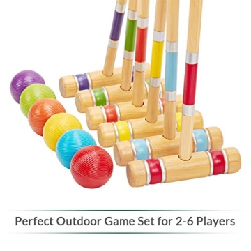 ApudArmis Croquet Set: Fun Lawn Game for All Ages