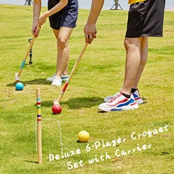 ApudArmis Croquet Set: Fun Lawn Game for All Ages