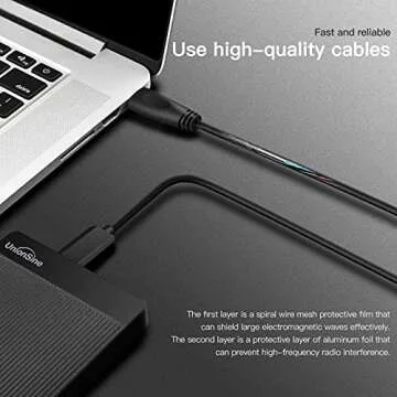 UnionSine 320GB 2.5" Ultra Slim Portable External Hard Drive HDD-USB 3.0 for PC, Mac, Laptop, PS4, Xbox one,Xbox 360,HD-2510(Black)