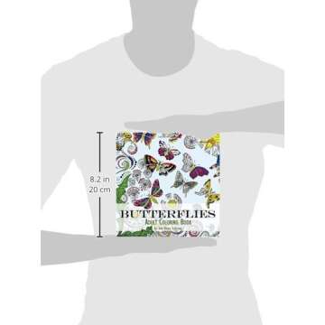 Adult Coloring Book: Butterflies