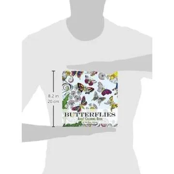 Adult Coloring Book: Butterflies