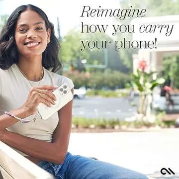 Case-Mate Phone Charm with Beaded Pearls and Gold - Detachable Anti Theft Strap - Hands-Free iPhone Wrist Strap for Women - Phone Chain Wristlet forGalaxy, Google Pixel and More - Sugar Rush