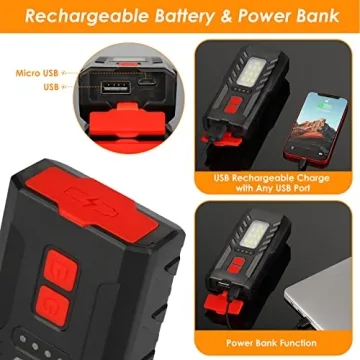 BOBKID USB Rechargeable Bike Lights Set - 3000LM