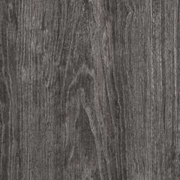 Roundhill Athens Contemporary Shelf Side Table in Charcoal