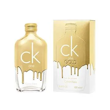 Calvin Klein CK One Gold Eau de Toilette - A Unique Unisex Cologne with Fresh Woody Notes