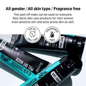 Soo'AE Black Charcoal Peel Off Mask - Deep Pore Cleansing