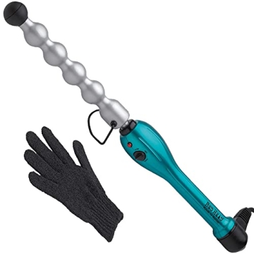 Bed Head Rock N Roller Clamp Free 2-in-1 Curling Wand for Effortless Curls