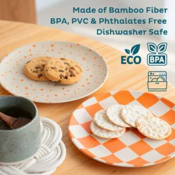 Nook Theory Bamboo Plates - Eco-Friendly Kids Dinnerware
