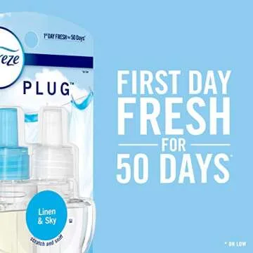 Febreze Fade Defy PLUG Refill, Fresh Crisp Clean Scent