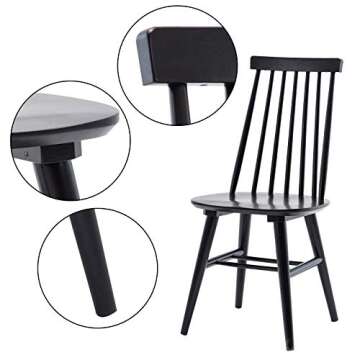DUHOME Dining Chairs Set of 2 for Modern Spaces