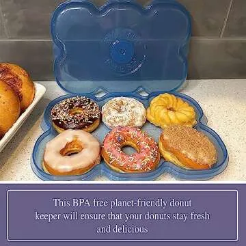 Airtight Donut Fresh Container for 6 Donuts