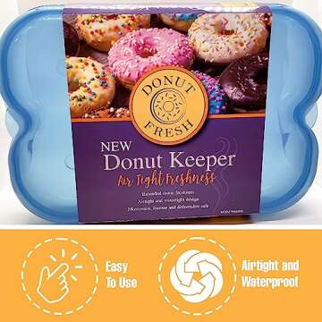 Airtight Donut Fresh Container for 6 Donuts