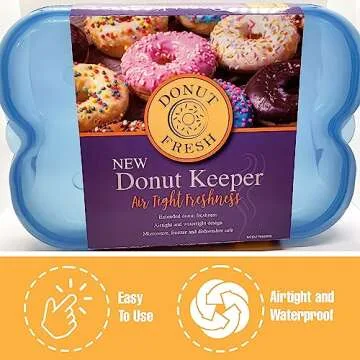 Airtight Donut Fresh Container for 6 Donuts