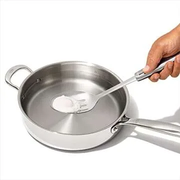 OXO Steel Slotted Cooking Spoon - Multitasking Kitchen Essential