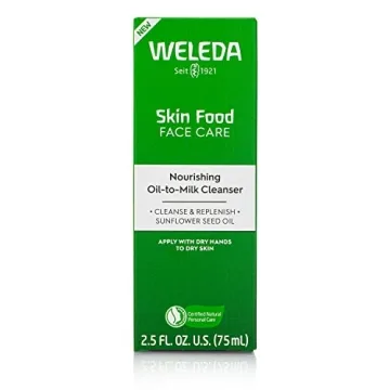 Weleda Skin Food Nourishing Oil-to-Milk Cleanser, 2.5 oz