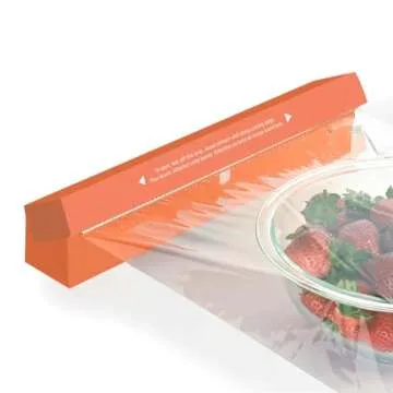 Amazon Basics Plastic Wrap, 200 Sq Ft, Pack of 1