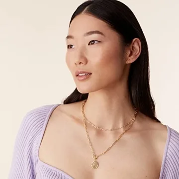 Stylish PAVOI 14K Gold Layered Necklace for Women