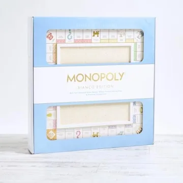 Luxurious MONOPOLY Bianco Edition Game Board and Accessories