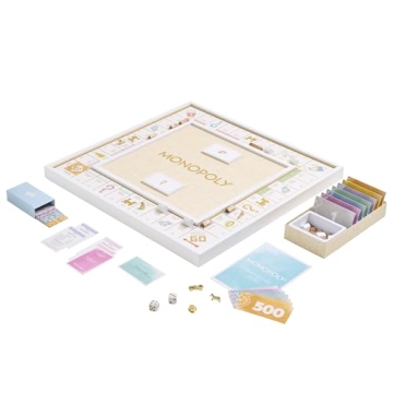 Luxurious MONOPOLY Bianco Edition Game Board and Accessories