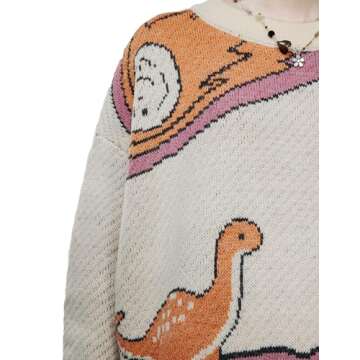 Aelfric Eden Vintage Dinosaur Sweater for Christmas