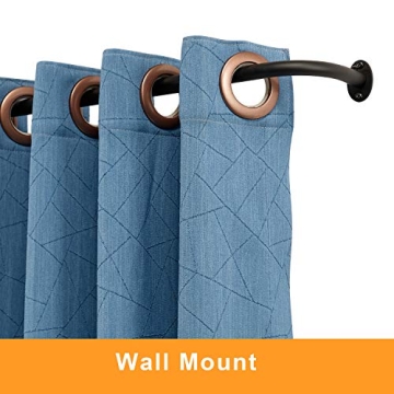 Room Darkening Adjustable Curtain Rods for Stylish Windows