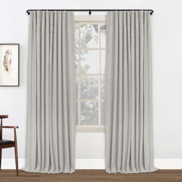 Room Darkening Adjustable Curtain Rods for Stylish Windows