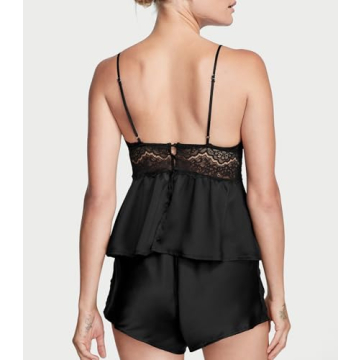 Victoria's Secret Lace & Satin Cami Set for Women