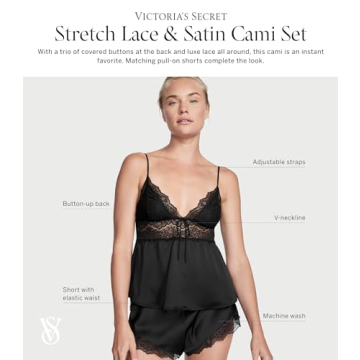 Victoria's Secret Lace & Satin Cami Set for Women