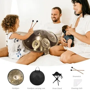 Premium Handpan Drum 22 Inch D Minor Kurd for All Ages