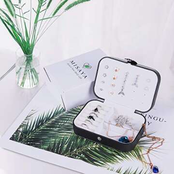Misaya Travel Jewelry Case: Elegant & Practical Multi-Layer Organizer