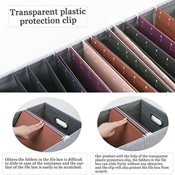 Oterri Stylish File Organizer Box for Home and Office